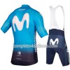 Completo Maglia + Pantaloncino con bretelle 2018 Movistar Team N001
